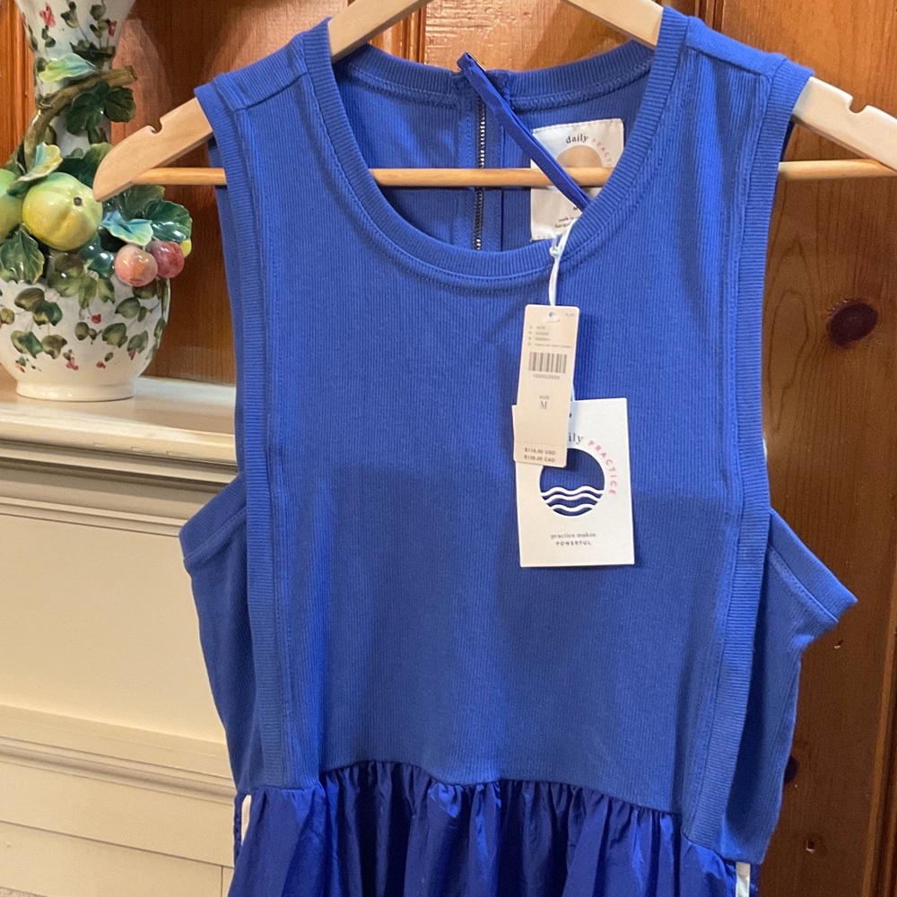 NWT Anthropologie Sleeveless Midi Dress in Royal Blue
